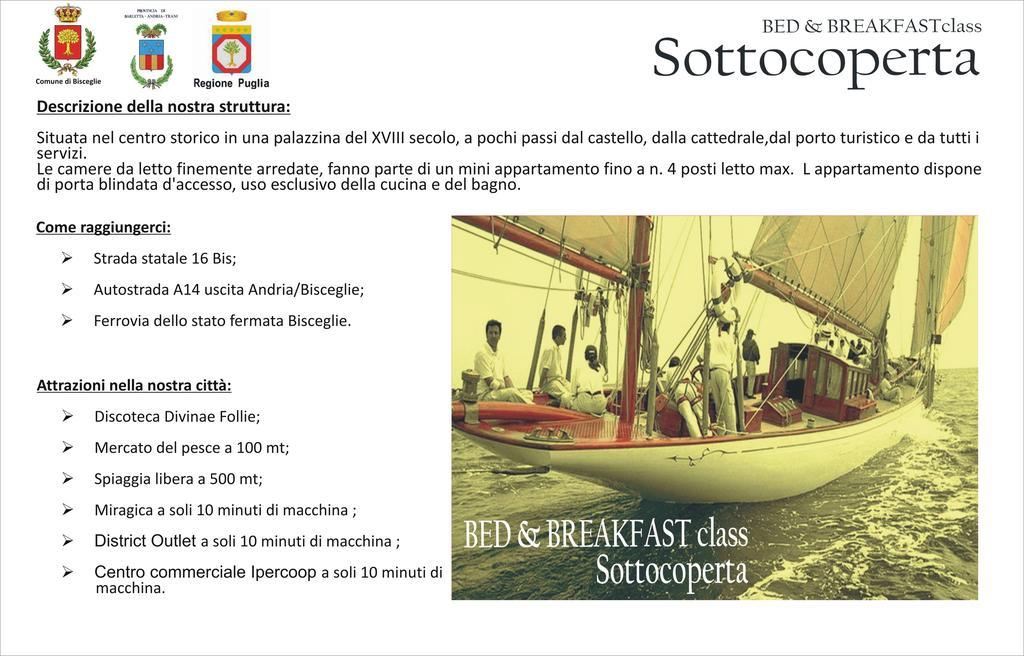 B&B Sottocoperta Bisceglie Esterno foto
